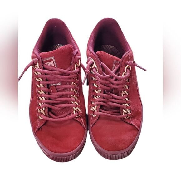 Puma Suede Brick Red Sneakers - Picture 1 of 6